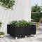 vidaXL - Plantenbak - met - wielen - 100x80x54 - cm - polypropeen - zwart