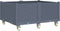 vidaXL - Plantenbak - met - wielen - 100x80x54 - cm - polypropeen - grijs