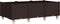vidaXL - Plantenbak - met - wielen - 150x80x54 - cm - polypropeen - bruin