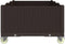 vidaXL - Plantenbak - met - wielen - 150x80x54 - cm - polypropeen - bruin