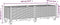 vidaXL - Plantenbak - met - wielen - 160x50x54 - cm - polypropeen - grijs