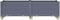 vidaXL - Plantenbak - met - wielen - 160x50x54 - cm - polypropeen - grijs