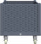 vidaXL - Plantenbak - met - wielen - 80x50x54 - cm - polypropeen - grijs