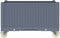 vidaXL - Plantenbak - met - wielen - 80x50x54 - cm - polypropeen - grijs