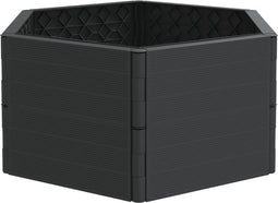 vidaXL - Plantenbak - PP - antracietkleurig