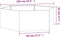 vidaXL - Plantenbak - roestig - 138x120x45 - cm - cortenstaal