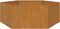 vidaXL - Plantenbak - roestig - 138x120x45 - cm - cortenstaal