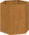 vidaXL - Plantenbak - roestig - 40x40x45 - cm - cortenstaal