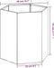vidaXL - Plantenbak - roestig - 40x40x45 - cm - cortenstaal