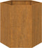 vidaXL - Plantenbak - roestig - 40x40x45 - cm - cortenstaal