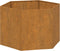 vidaXL - Plantenbak - roestig - 60x60x45 - cm - cortenstaal
