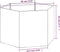 vidaXL - Plantenbak - roestig - 60x60x45 - cm - cortenstaal