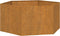 vidaXL - Plantenbak - roestig - 90x90x45 - cm - cortenstaal