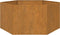 vidaXL - Plantenbak - roestig - 90x90x45 - cm - cortenstaal