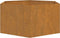 vidaXL - Plantenbak - roestig - 90x90x45 - cm - cortenstaal