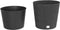 vidaXL - Plantenbak - uitneembare - bak - rattan-look - 35/37,5 - L - PP - antraciet