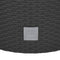 vidaXL - Plantenbak - uitneembare - bak - rattan-look - 35/37,5 - L - PP - antraciet
