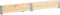 vidaXL - Plantenbak - verhoogd - 100x100 - cm - massief - grenenhout