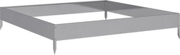 vidaXL - Plantenbak - verhoogd - 100x100x18,5 - cm - gegalvaniseerd - staal