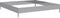 vidaXL - Plantenbak - verhoogd - 100x100x18,5 - cm - gegalvaniseerd - staal