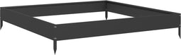 vidaXL - Plantenbak - verhoogd - 100x100x18,5 - cm - staal