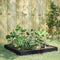 vidaXL - Plantenbak - verhoogd - 100x100x18,5 - cm - staal