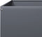 vidaXL - Plantenbak - verhoogd - 100x100x18,5 - cm - staal - antracietkleurig