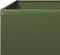 vidaXL - Plantenbak - verhoogd - 100x100x18,5 - cm - staal - olijfgroen