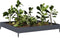 vidaXL - Plantenbak - verhoogd - 100x100x18,5 - cm - staal - antracietkleurig