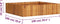 vidaXL - Plantenbak - verhoogd - 100x100x25 - cm - massief - acaciahout