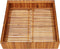 vidaXL - Plantenbak - verhoogd - 100x100x25 - cm - massief - acaciahout