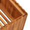 vidaXL - Plantenbak - verhoogd - 100x100x25 - cm - massief - acaciahout