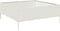 vidaXL - Plantenbak - verhoogd - 100x100x25 - cm - staal - wit