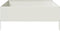 vidaXL - Plantenbak - verhoogd - 100x100x25 - cm - staal - wit