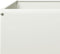 vidaXL - Plantenbak - verhoogd - 100x100x25 - cm - staal - wit