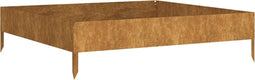 vidaXL - Plantenbak - verhoogd - 100x100x26 - cm - cortenstaal
