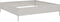 vidaXL - Plantenbak - verhoogd - 100x100x26 - cm - roestvrijstaal