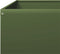 vidaXL - Plantenbak - verhoogd - 100x100x26 - cm - staal - olijfgroen