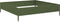 vidaXL - Plantenbak - verhoogd - 100x100x26 - cm - staal - olijfgroen