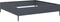 vidaXL - Plantenbak - verhoogd - 100x100x26 - cm - staal - antracietkleurig