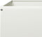 vidaXL - Plantenbak - verhoogd - 100x100x26 - cm - staal - wit