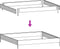 vidaXL - Plantenbak - verhoogd - 100x100x26 - cm - staal - wit