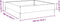 vidaXL - Plantenbak - verhoogd - 100x100x26 - cm - staal - zwart