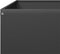 vidaXL - Plantenbak - verhoogd - 100x100x26 - cm - staal - zwart