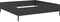 vidaXL - Plantenbak - verhoogd - 100x100x26 - cm - staal - zwart