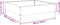 vidaXL - Plantenbak - verhoogd - 100x100x33,5 - cm - staal - antracietkleurig
