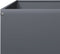 vidaXL - Plantenbak - verhoogd - 100x100x33,5 - cm - staal - antracietkleurig