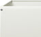 vidaXL - Plantenbak - verhoogd - 100x100x33,5 - cm - staal - wit