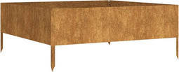 vidaXL - Plantenbak - verhoogd - 100x100x41 - cm - cortenstaal