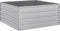 vidaXL - Plantenbak - verhoogd - 100x100x45 - cm - gegalvaniseerd - staal - zilver